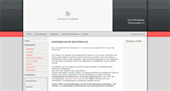 Desktop Screenshot of gewerbeforum-ww.de